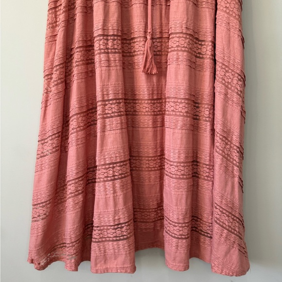 Torrid Maxi Lace A line Elegant Pink Women's Skirt size 2X - Picture 5 of 15
